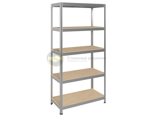 Стеллаж SBE 180KD 90х45 5 оцинкованный